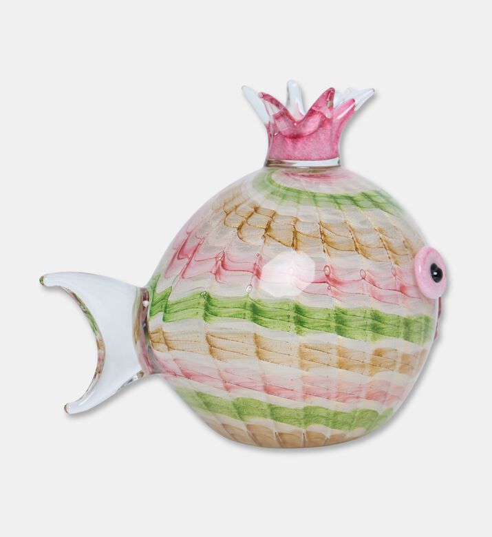 Duccio Di Segna Crystal Fantasy Puffer Fish Sculpture, Packshot View