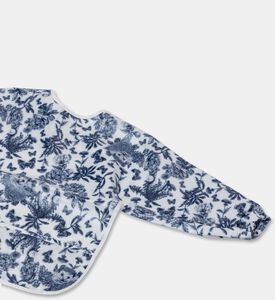 Tartine et Chocolat Jouy Canvas Baby Bib, Blue, Packshot View