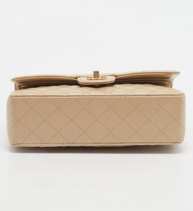 Hermes Preowned Hermes Double Flap Medium Quilted Leather Shoulder Bag, Packshot View