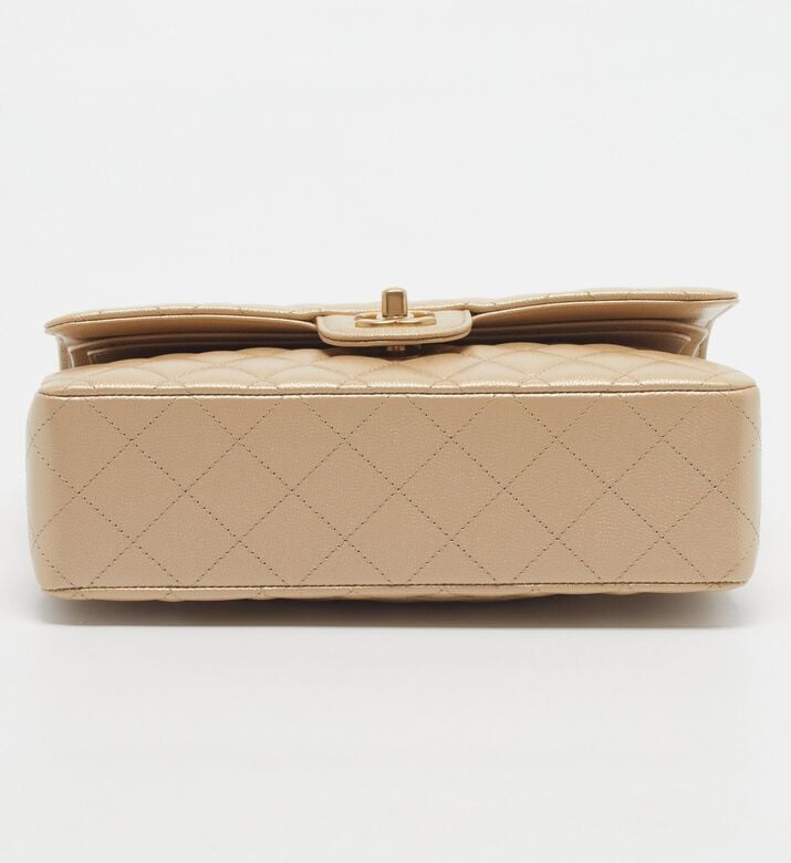 Hermes Preowned Hermes Double Flap Medium Quilted Leather Shoulder Bag, Packshot View