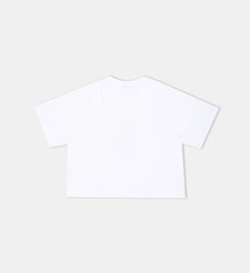 تيشيرت للبنات الصغيرات بطبعة أزهار