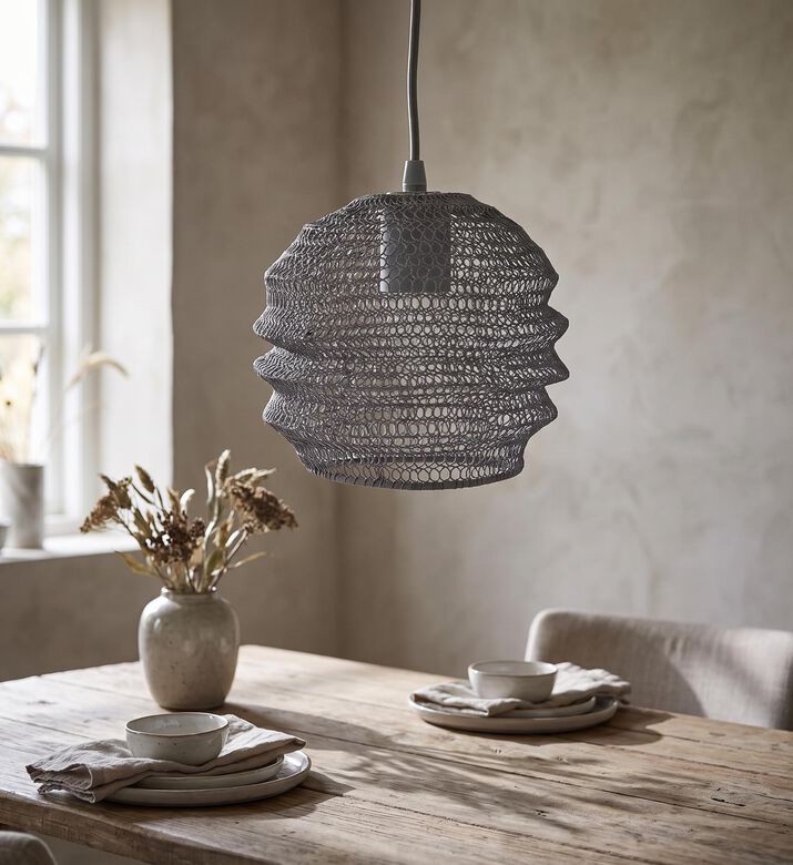 Light and Living Nola Wire Hanging Lamp Pendant 18x20 Cm, Packshot View