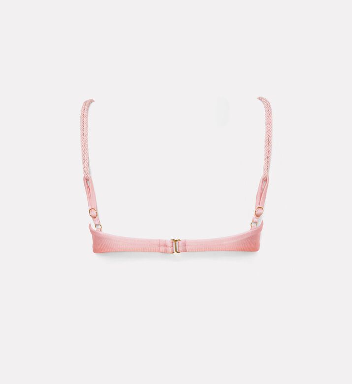 Baobab Lula Sunset-print Swim Top, Coral, S, Packshot View