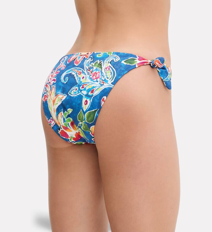 Ralph Lauren Side-tie Scoop Hipster Bikini Bottoms, Model View