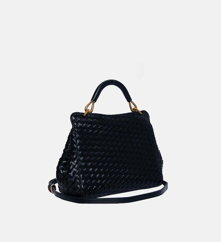 حقيبة لوسيا كلاسيكية منسوجة بمقبض علوي