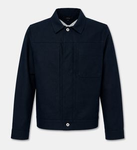 Vince Cotton-linen Trucker Jacket, Packshot View