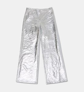 MSGM Metallic Wide-leg Pants, Packshot View