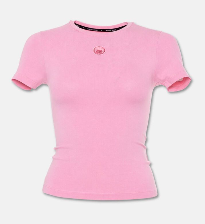 Marine Serre Cotton Pearl-print T-shirt, Packshot View