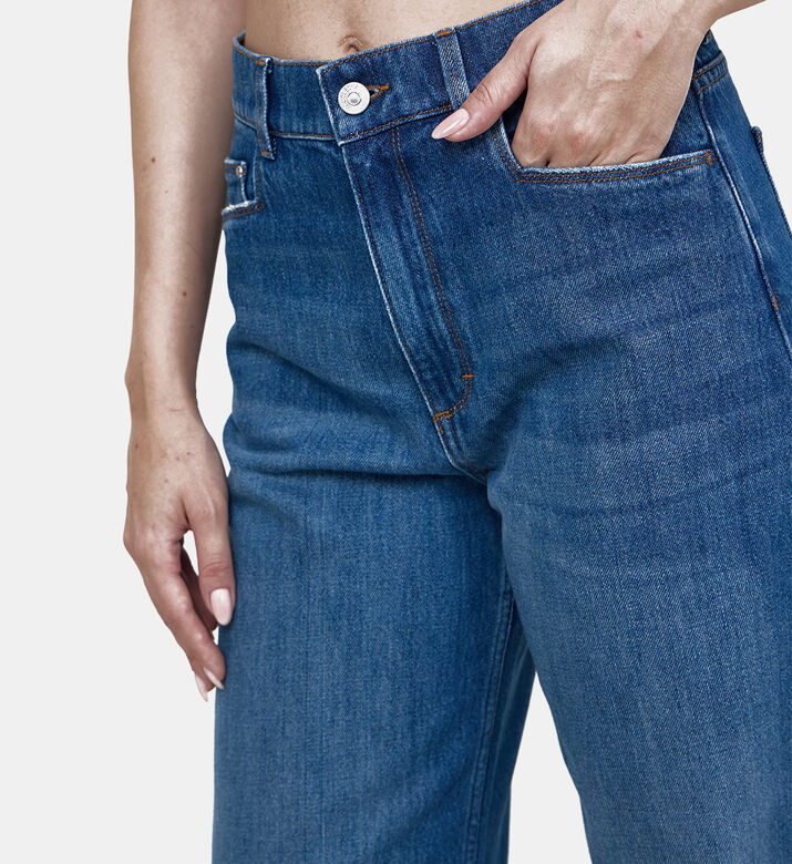 بنطال جينز عريض الساقين نوع 02