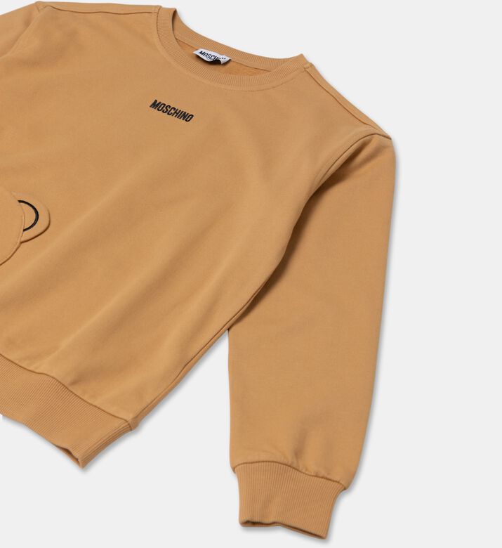 Moschino Kids Bear-patch Crewneck Sweatshirt, Packshot View