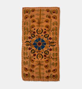 Home Deco and More Poni Embroidered Futon Mattress, Light-orange, Packshot View