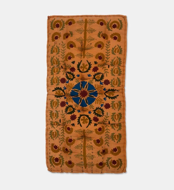 Home Deco and More Poni Embroidered Futon Mattress, Light-orange, Packshot View