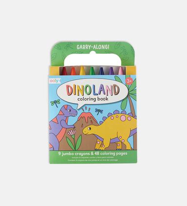 Dinoland Carry Along Coloring Book Set