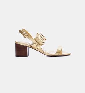 Leather Block Heel Sandals Leather Block Heel Sandals
