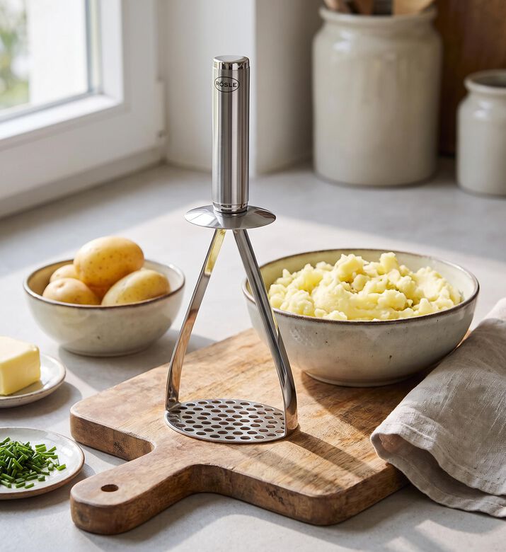 Rosle Stainless Steel Potato Masher, Model View