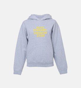 سويت شيرت بمزيج قطن بطبعة متباينة