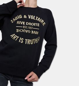 Zadig et Voltaire Upper Blason Brode Sweatshirt, Model View