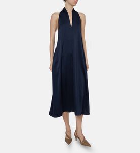 Sacille Satin Regular-fit Maxi Dress