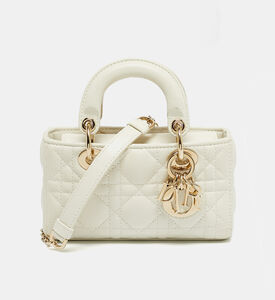 Dior Preowned Dior White Micro Lady D-joy Bag, Packshot View