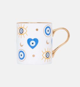 Evil Eye Heart Printed Mug