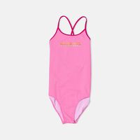 Zigzag Logo-print One-piece Swimsuit