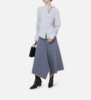 High-waist Flared Skirt
