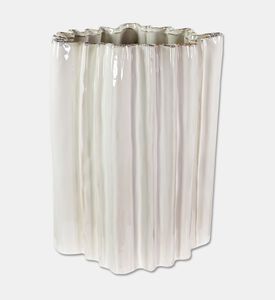 Shishi Vase Horizontal, White, 23x28x37cm, Packshot View