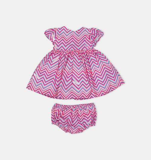 Baby Girl Zigzag Bloomer Dress
