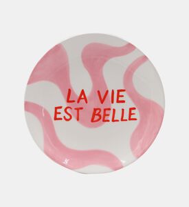 Ceramic Graphic Design Round Plate