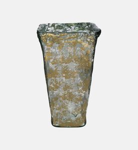 مزهرية زجاجية معاد تدويرها من ماربل مانيا