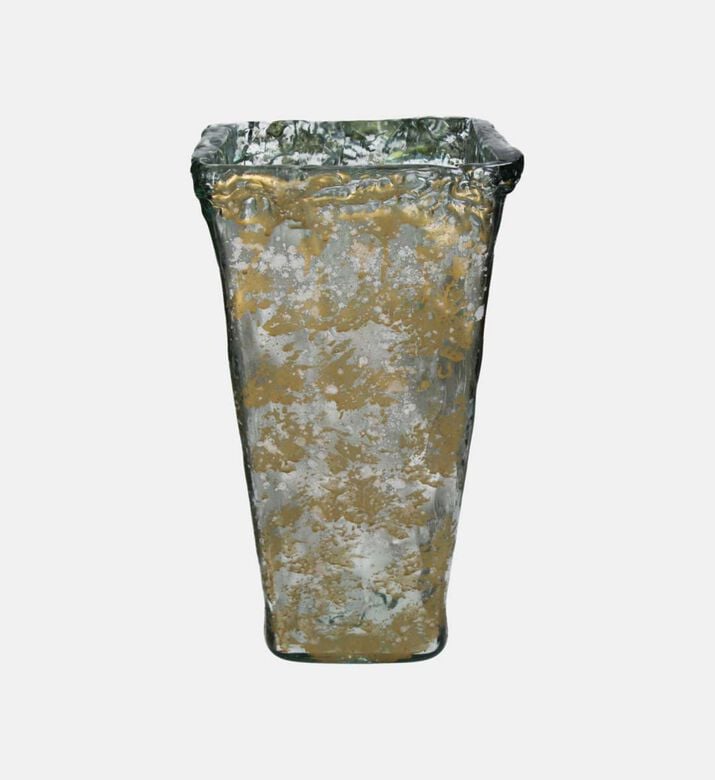 مزهرية زجاجية معاد تدويرها من ماربل مانيا