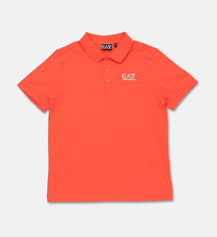 EA7 Short-sleeve Polo Shirt, Red, 8y, Packshot View
