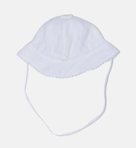 قبعة أطفال مزينة بعقدة جانبية