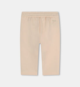 Organic Cotton Fleece Knot-detail Trousers