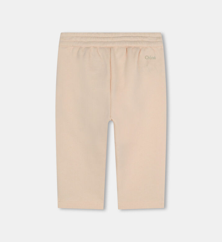 Organic Cotton Fleece Knot-detail Trousers Organic Cotton Fleece Knot-detail Trousers