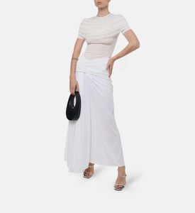 بلوزة سونورا مجمعة بكتفين مكشوفين