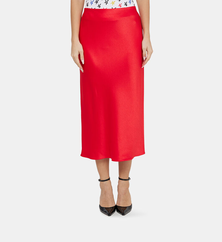 Maeve Mid Length Slip Skirt