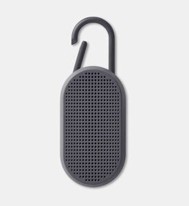 Lexon Design Mino T Bluetooth Speaker, Grey, Packshot View
