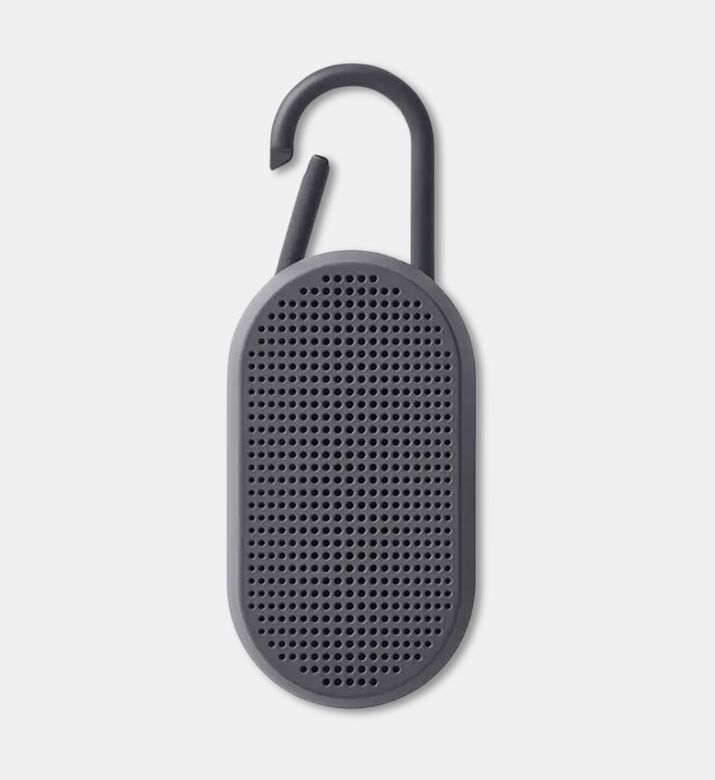 Lexon Design Mino T Bluetooth Speaker, Grey, Packshot View