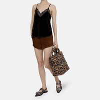 Siddy Suede Leather Shorts