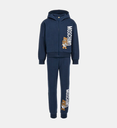 Moschino Hooded Sweatshirt And Sweatpants Set