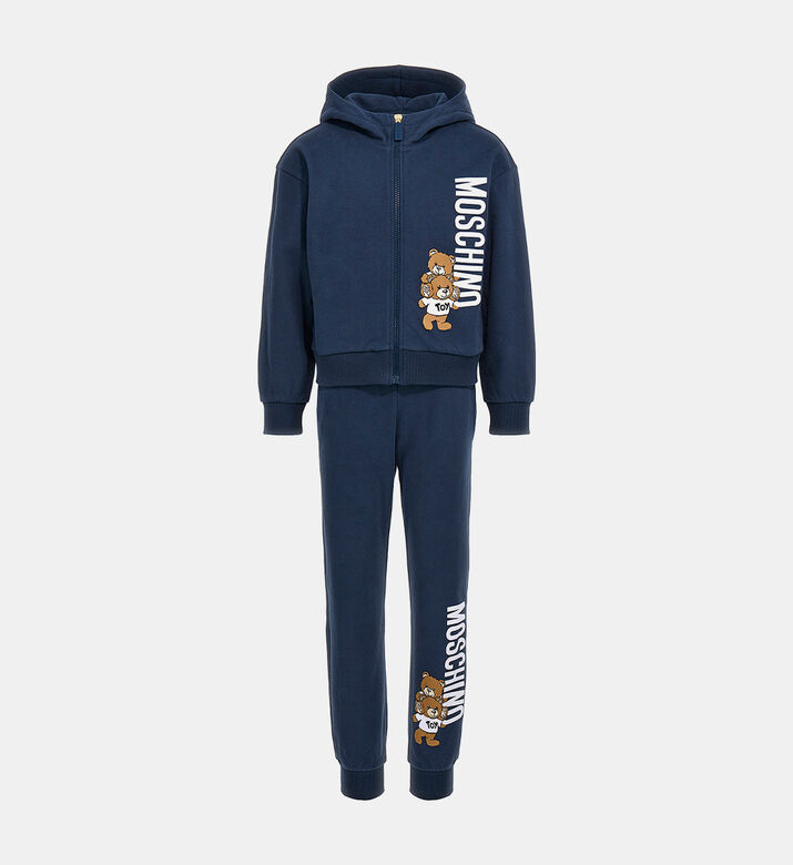Moschino Hooded Sweatshirt And Sweatpants Set