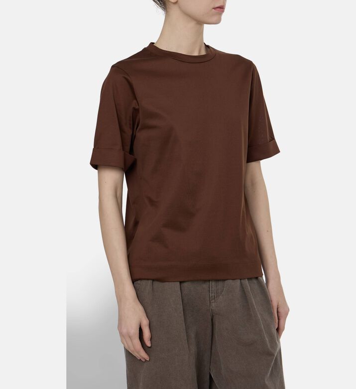 Soeur Ama Short-sleeve T-shirt, Brown, 40, Model View