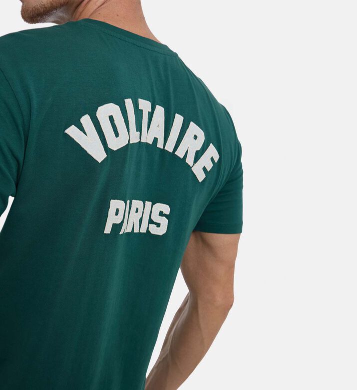 Zadig et Voltaire Cotton Short-sleeve T-shirt, Green, S, Model View