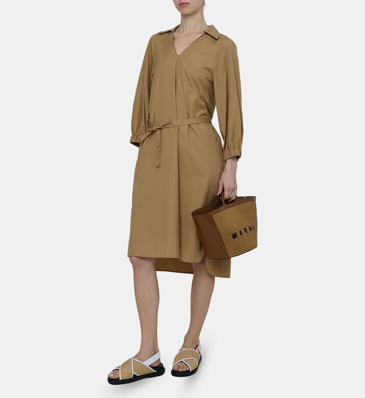 Raglan Sleeve V-neck Asymmetric Long Dress Raglan Sleeve V-neck Asymmetric Long Dress