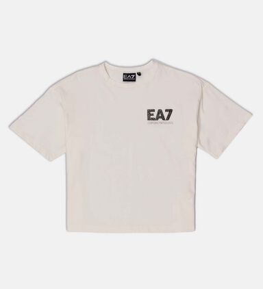 Cotton Chest Logo-print Boxy-fit T-shirt