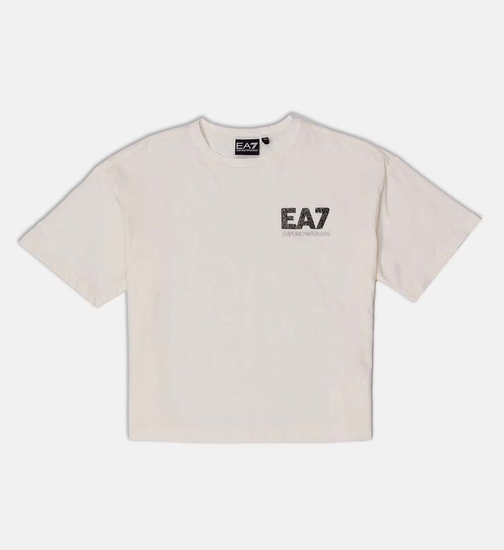 Cotton Chest Logo-print Boxy-fit T-shirt