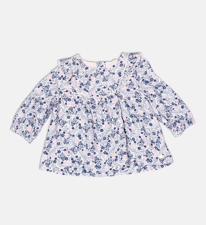 Tartine et Chocolat Floral-print Long-sleeve Blouse, Packshot View Tartine et Chocolat Floral-print Long-sleeve Blouse, Packshot View