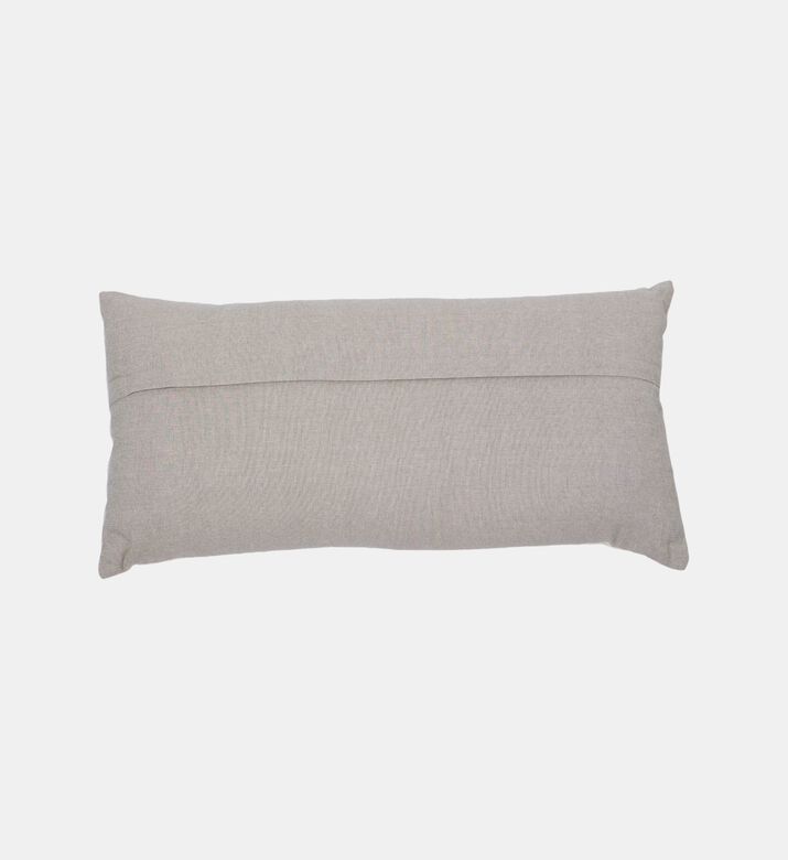 وسادة كاميلا مزخرفة كتان مطرزة 35×70 سم