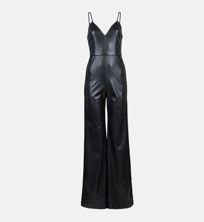 Christena Vegan Leather Jumpsuit